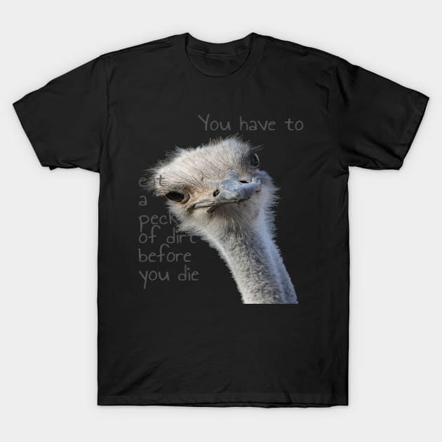 You Have To Eat A Peck Of Dirt Before You Die T-Shirt by taiche